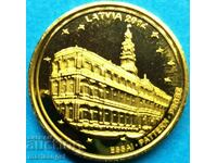 20 евро цента 2014 Проба Essei Латвия  UNC PROOF  5000бр