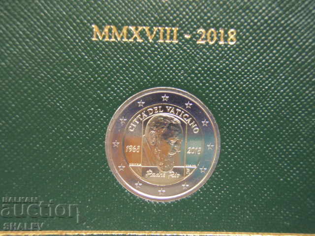 Auction  2 Euro 2018 Vaticana "Padre Pio" (2) /Vatican/ - (2 euros)