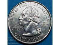 САЩ 1 /4 долар 25 цента квотер 2004 щат Мичиган