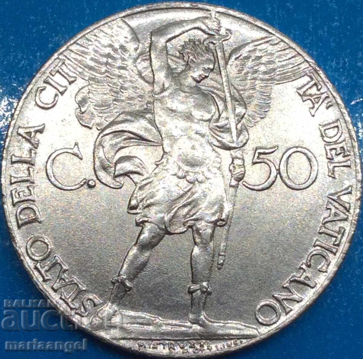 50 centesimi 1941 Vatican 24mm