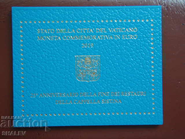2 Euro 2019 Vaticana "Capella Sistina" (2) Vatican City (2 euros) with price 119.89 BGN | € 61.30 2 Euro 2019 Vaticana "Capella Sistina" (2) Vatican City (2 euros) with price 119.89 BGN | € 61.30