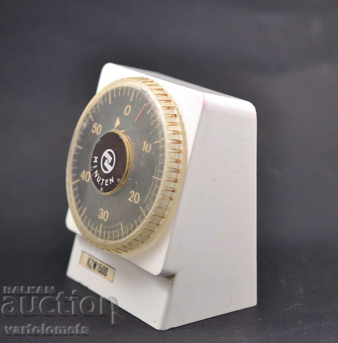 Vintage KZW 1500 "Made in DDR" minute clock - working with price € 5.00 | 9.78 BGN Vintage KZW 1500 "Made in DDR" minute clock - working with price € 5.00 | 9.78 BGN