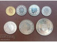 Lot de monede Elveția - monede elvețiene