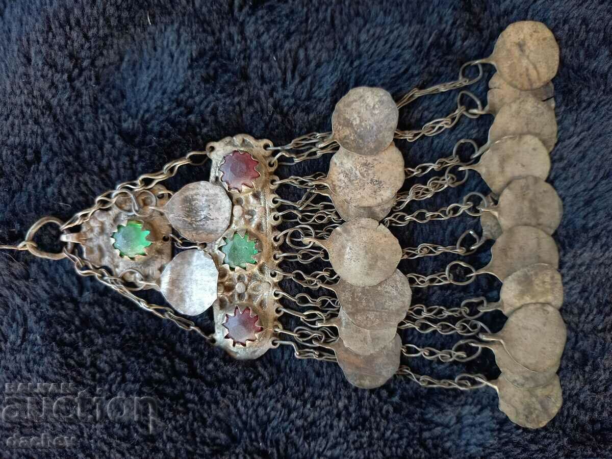 Old Silver Revival-era filigree brooch ornament costume 19th Century - 5 Old Silver Revival-era filigree brooch ornament costume 19th Century - 5