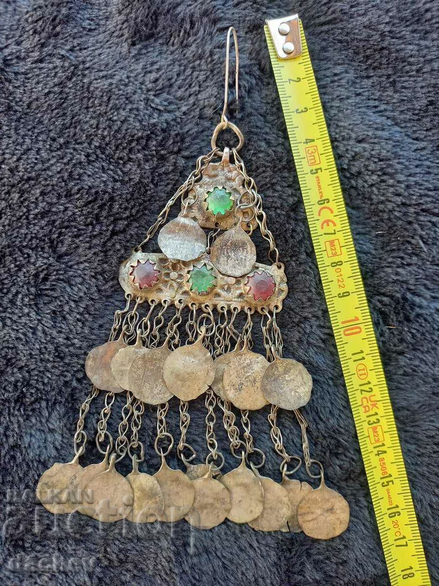 Παλαιό Ασημένιο Αναγεννησιακό τρέμπουλο βελόνα κόσμημα φορεσιά 19ος αιώνας