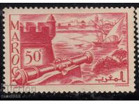 Μαρόκο-1939-Regular-Fort and fishingship, MNH