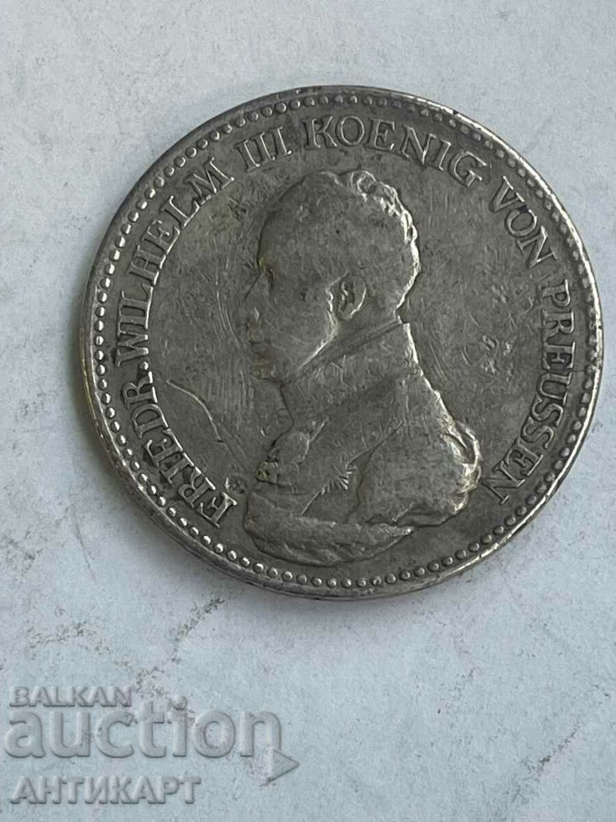 monedă de argint taler Germania Fr. Wilhelm al III-lea 1818 Prusia