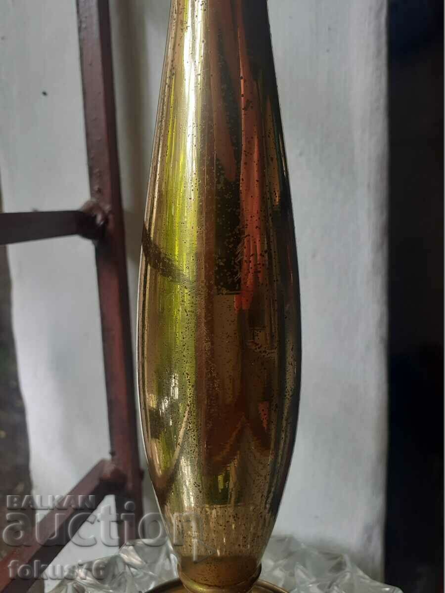 Great Old Parlor Mantel Tall Ashtray - Bronze - 7