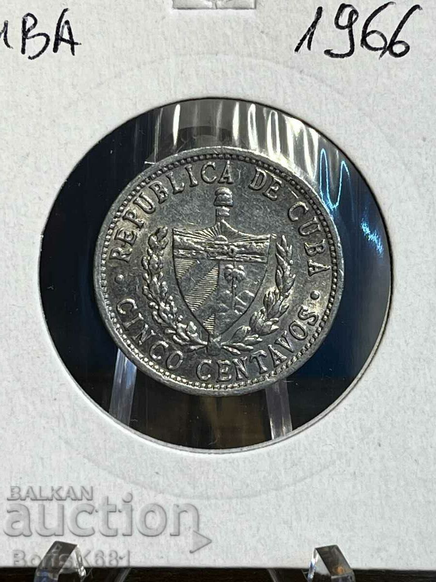 5 centavos 1966 Cuba