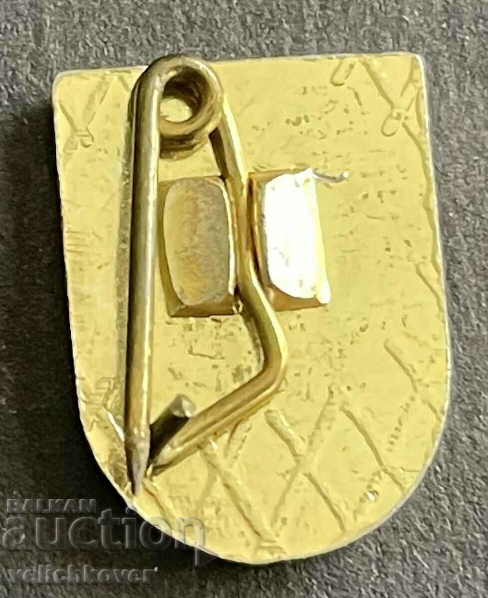 37515 България знак герб град Панагюрище с цена 3.00 лв. | € 1.53 37515 България знак герб град Панагюрище с цена 3.00 лв. | € 1.53