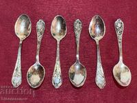 Silver-plated spoons 6 pcs.