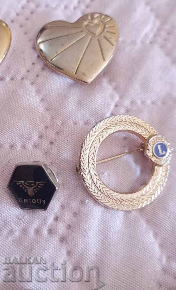 Auction 7 Brooches from an old jeweler/1970s/ won at auction from England Auction 7 Brooches from an old jeweler/1970s/ won at auction from England