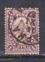 BULGARIA - GREAT LION - 1 st. 1886 - CBM No. 28