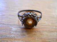 Old ring with stone