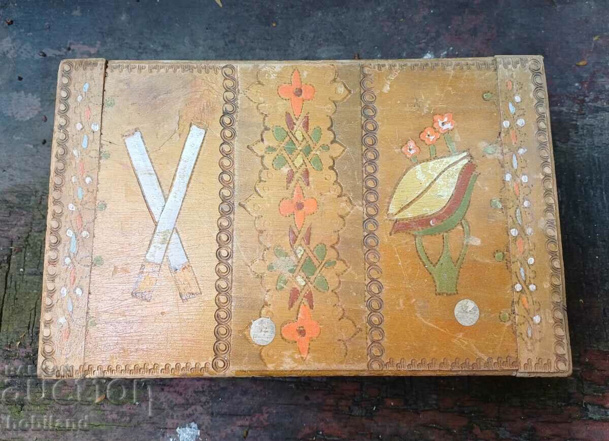 Licitație Cutie de tigari din lemn Licitație Cutie de tigari din lemn