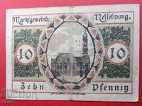 Bancnota-Germania-Bavaria-Nesselwang-10 Pfennig 1918