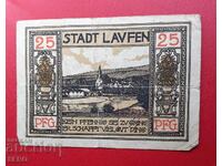 Banknote-Germany-Bavaria-Laufen-25 pfennig 1920