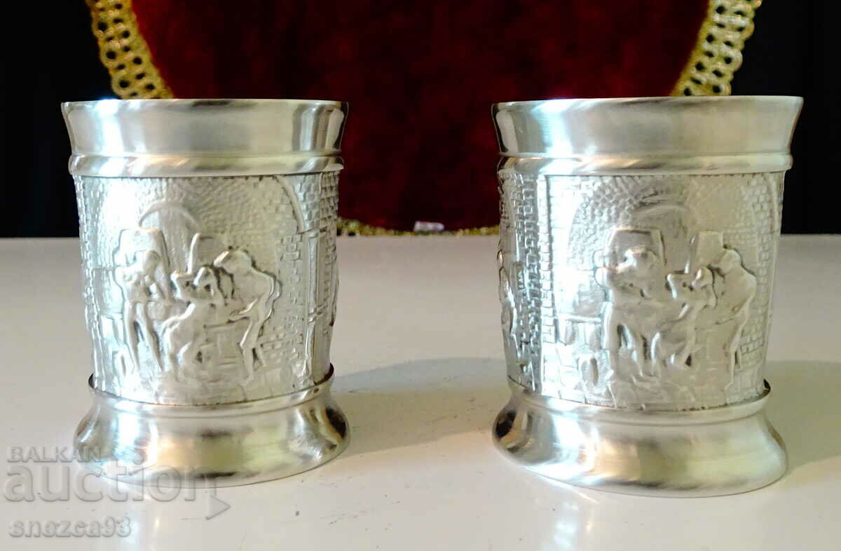 Pewter Cups 70 ml, Merry Tavern, Wedding, Cellar with price 58.00 BGN | € 29.65 Pewter Cups 70 ml, Merry Tavern, Wedding, Cellar with price 58.00 BGN | € 29.65