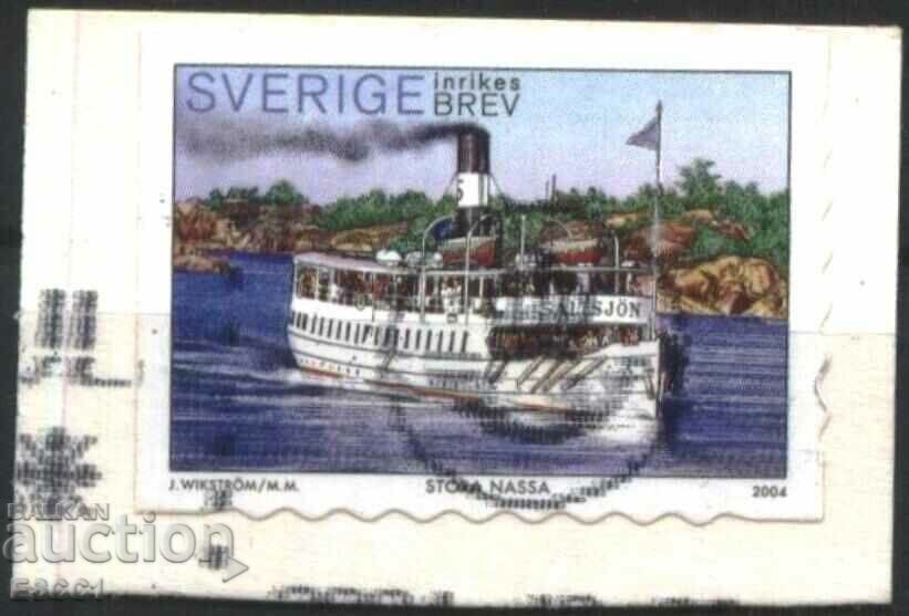 Σφραγισμένο σήμα πλοίου 2004 από τη Σουηδία