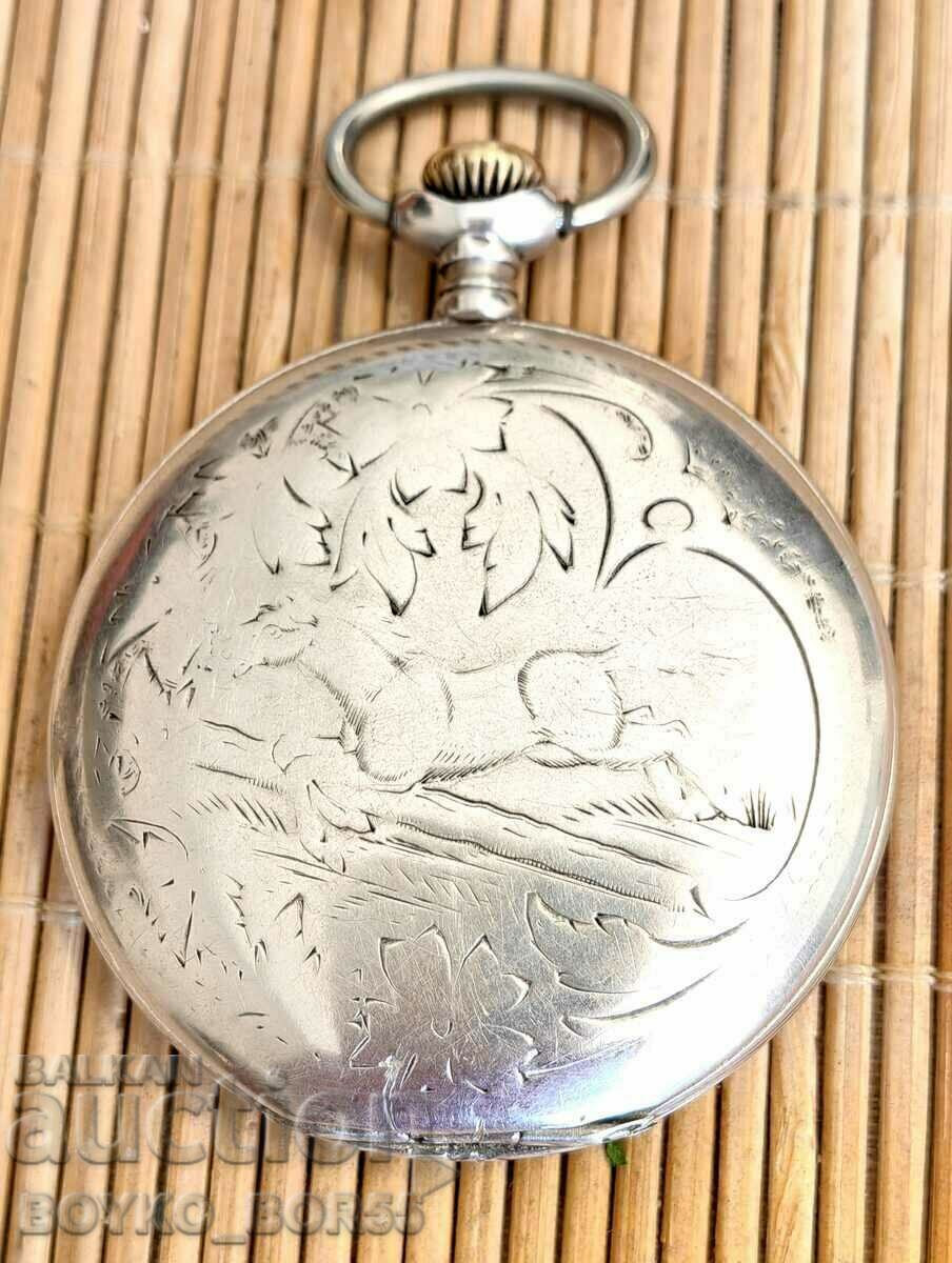 Antique Swiss Silver Pocket Watch ZENITH Zenith