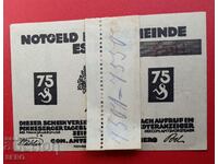 Τραπεζογραμμάτιο-Γερμανία-Reiland-Pfalz-Eisingen-75 pfennig