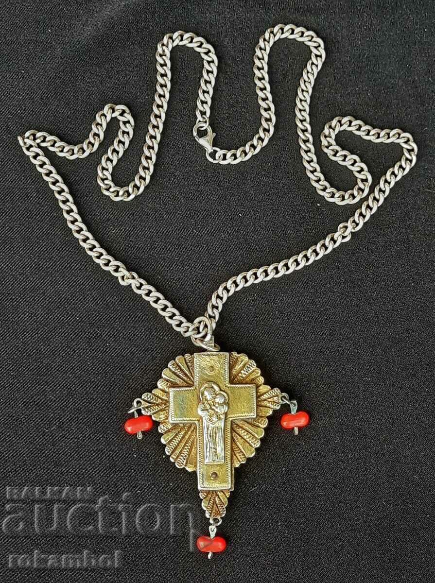 Αναγεννησιακός ασημένιος σταυρός, εγκόλπιο, λειψανοθήκη με τιμή 1300.00 BGN | € 664.68 Αναγεννησιακός ασημένιος σταυρός, εγκόλπιο, λειψανοθήκη με τιμή 1300.00 BGN | € 664.68