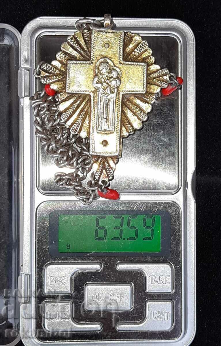 Παράδοση Αναγεννησιακός ασημένιος σταυρός, εγκόλπιο, λειψανοθήκη Παράδοση Αναγεννησιακός ασημένιος σταυρός, εγκόλπιο, λειψανοθήκη