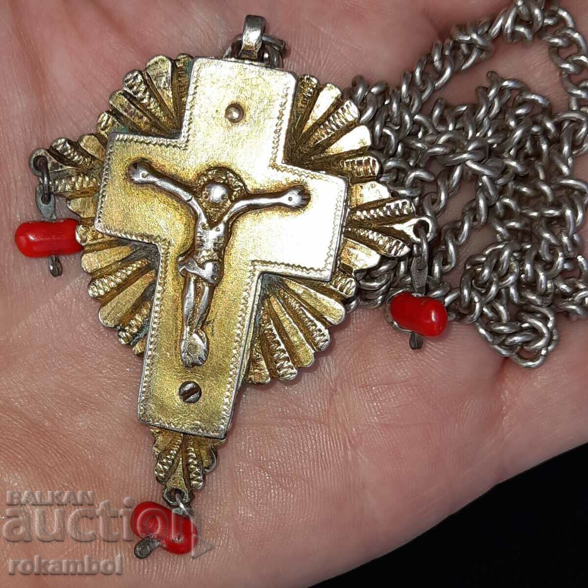 Αναγεννησιακός ασημένιος σταυρός, εγκόλπιο, λειψανοθήκη Αναγεννησιακός ασημένιος σταυρός, εγκόλπιο, λειψανοθήκη