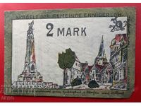 Banknote-Germany-S.Rhine-Westphalia-Enigerlo 2 marks 1921