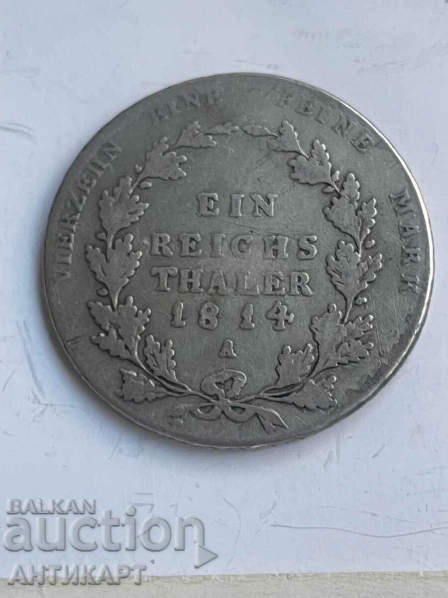 сребърна монета талер Германия Fr. Wilhelm III 1814 Prussia