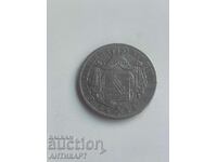 monedă de argint taler Germania Fr. august 1854 Saxonia