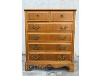 Solid wooden dresser with 6 drawers