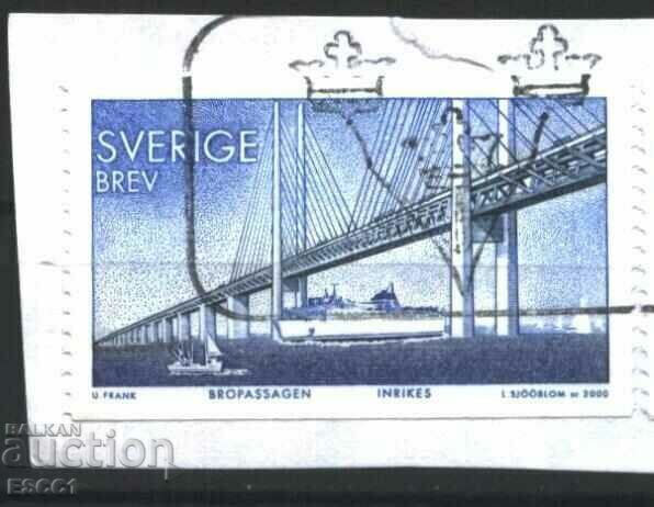 Brand ștampilat Bridge Ship Boat 2000 din Suedia