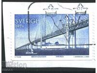 Клеймована марка Мост Кораб Лодка 2000 от Швеция