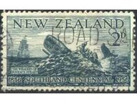 Stamped Whalers Whale Boat 1956 from New Zealand