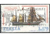 Stamped ship mark 1977 from Italy