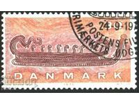 Stamped brand Boat Ship 1970 from Denmark