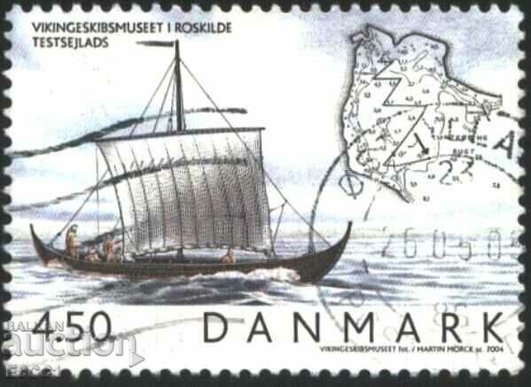 Stamped brand Boat Ship 2004 from Denmark