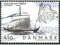 Marca ștampilată Boat Ship 2004 din Danemarca