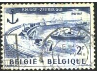Клеймована марка Кораби 1957 от Белгия