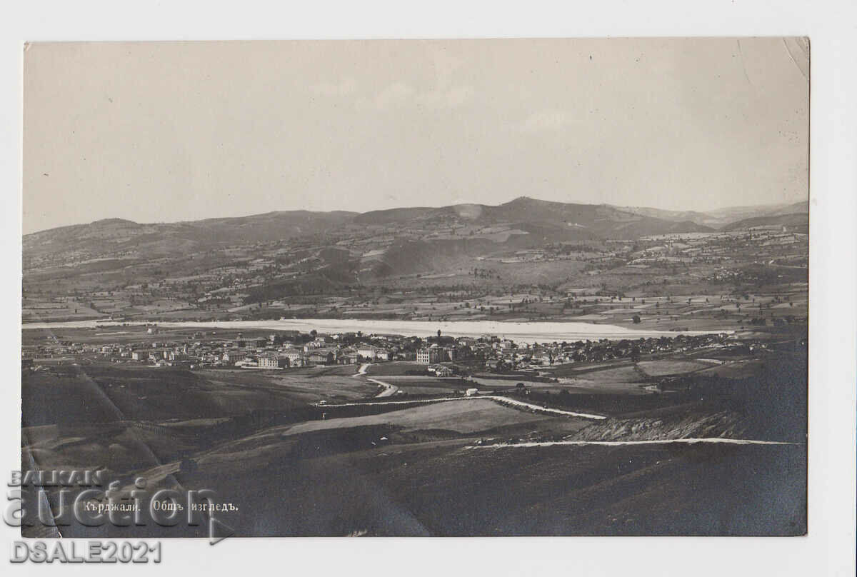 Bulgaria Kardzhali general view postcard 1930s /50925