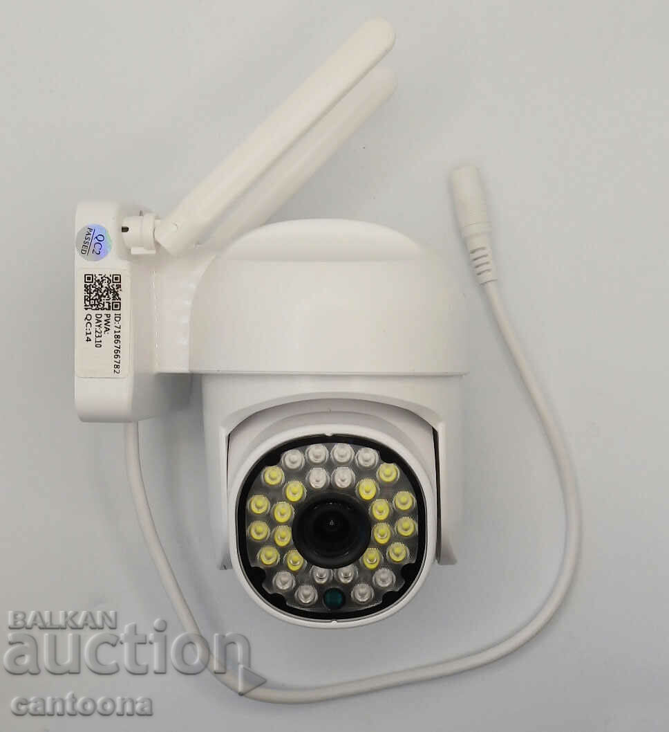 6 Mpx WiFi ασύρματη IP κάμερα με νυχτερινή όραση, 360°, YoSee