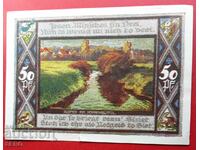 Bancnota-Germania-Hamburg-Poppenbütel-50 pfennig 1921