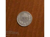 1 KRONA/KORONA 1915 AUSTRIA-UNGARIA - ARGINT