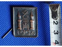 Russia & Metal Retro Badge - Riga