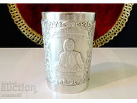 Pewter cup for Stadtallendorf and Schweinsberg Castle.