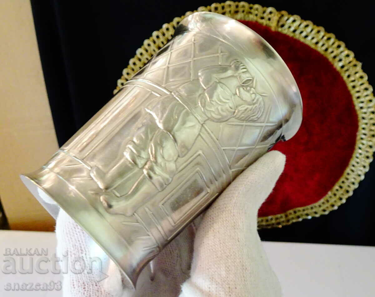 Delivery of Pewter Bowl with a Hero and a Lady, 200 ml, Tin Wedding Delivery of Pewter Bowl with a Hero and a Lady, 200 ml, Tin Wedding