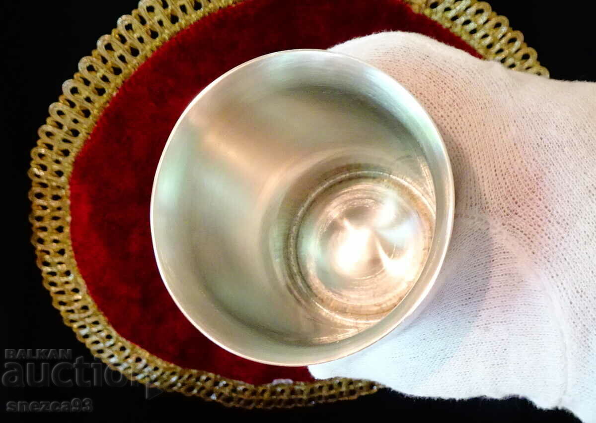 Pewter Bowl with a Hero and a Lady, 200 ml, Tin Wedding - 5 Pewter Bowl with a Hero and a Lady, 200 ml, Tin Wedding - 5