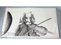 Old Master Ink Caricature Drawing