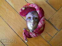 Mască ceramică - panou - Veneția